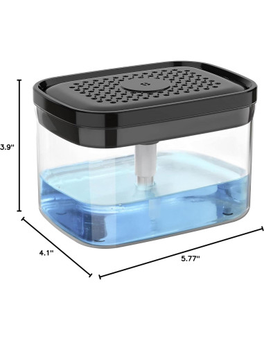 Dispensador de Jabón MR.SIGA 900ml con Soporte para Esponjas
