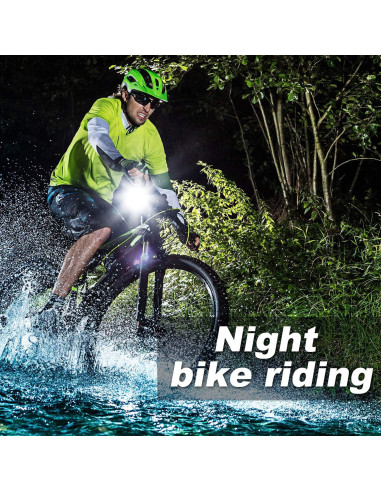 4 Luces LED Recargables USB para Bicicleta Boao Impermeables