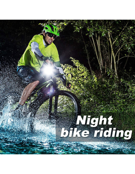 4 Luces LED Recargables USB para Bicicleta Boao Impermeables