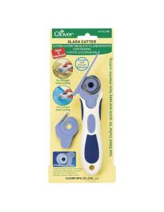 Cortador Rotativo Clover 499 Slash 28mm - Corte Recto y Curvo