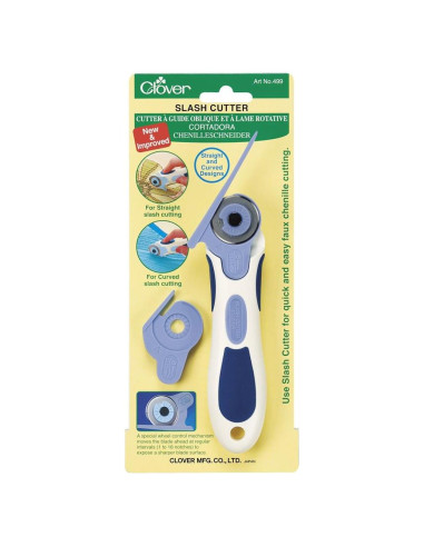 Cortador Rotativo Clover 499 Slash 28mm - Corte Recto y Curvo
