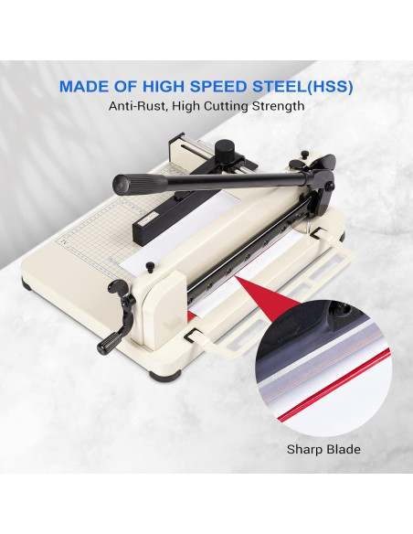 Cortadora de Papel Guillotina NOKAPIN A4 30.48 cm Alta Resistencia