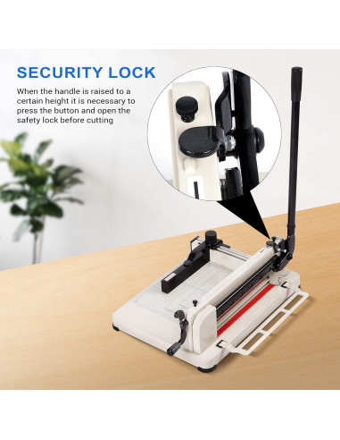 Cortadora de Papel Guillotina NOKAPIN A4 30.48 cm Alta Resistencia