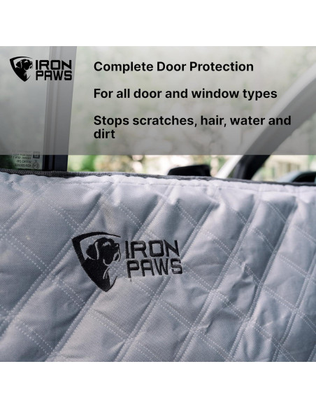 Funda de Asiento para Perro Iron Paws - Impermeable y Lavable