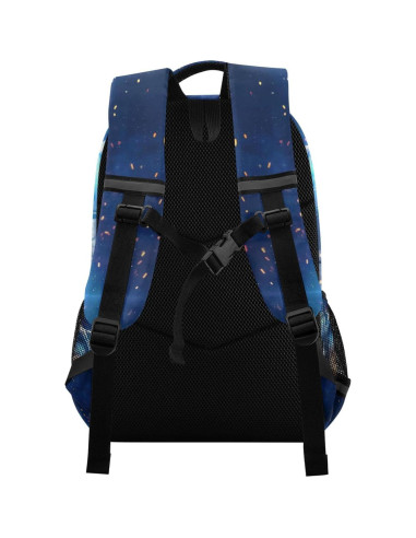 Mochila Escolar para Niños BOENLE Gato Astronauta 22L