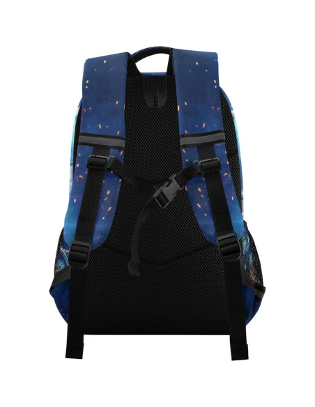 Mochila Escolar para Niños BOENLE Gato Astronauta 22L