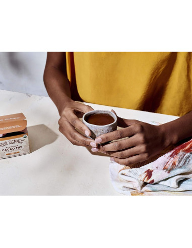 Cacao Instantáneo Cuatro Sigmatic con Cordyceps y Jengibre 10 Paquetes