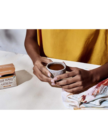 Cacao Instantáneo Cuatro Sigmatic con Cordyceps y Jengibre 10 Paquetes