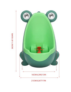 Orinal Infantil Fafeicy Verde con Ventosas para Entrenamiento 2