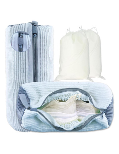 Bolsa de Lavado de Zapatos CNEYSID XXL - 2 Pcs Microfibra