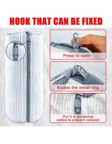 Bolsa de Lavado de Zapatos CNEYSID XXL - 2 Pcs Microfibra