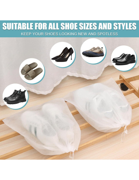 Bolsa de Lavado de Zapatos CNEYSID XXL - 2 Pcs Microfibra