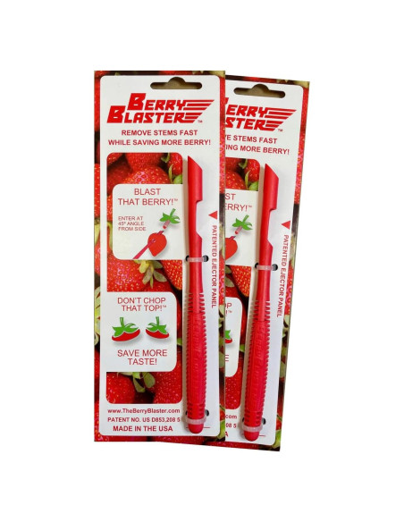 Removedor de Corazón de Fresa Berry Blaster 2-Pack
