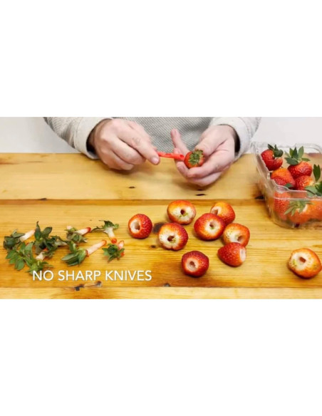 Removedor de Corazón de Fresa Berry Blaster 2-Pack