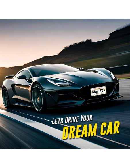 Marco de Placa de Licencia Floral MUAWUOIK 31x15 cm Personalizado Marco de Placa de Licencia Floral MUAWUOIK 31x15 cm Personalizado