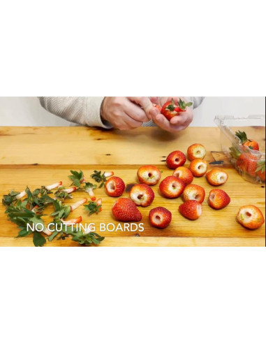 Removedor de Corazón de Fresa Berry Blaster 2-Pack