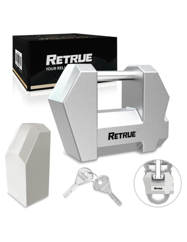 Cerradura Cibernética RETRUE para Remolque 1.2" Ancho Plata