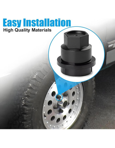 20 Tapas de Cubierta de Tuerca de Llantas WESEAGO para Chevrolet S10