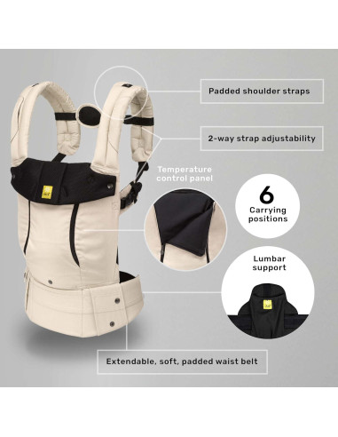 Portabebés LÍLLÉbaby Completo 6-en-1 Rayo de Luna 3.2-20.4 kg