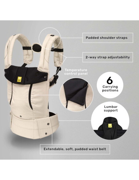 Portabebés LÍLLÉbaby Completo 6-en-1 Rayo de Luna 3.2-20.4 kg