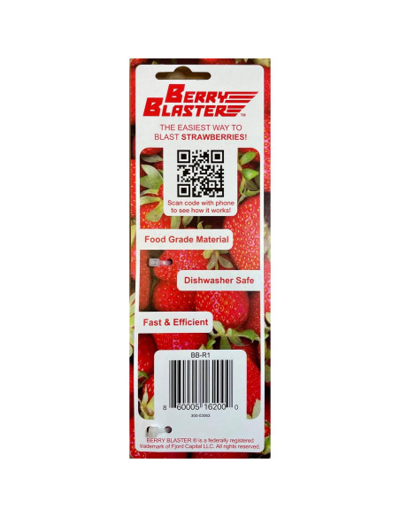 Removedor de Corazón de Fresa Berry Blaster 2-Pack