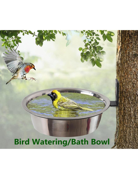 Paquete de 2 Comederos para Ardillas y Aves Ofasixx 21.6 cm