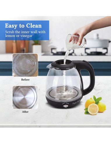 Hervidor Eléctrico Taylor Swoden 1L con Infusor y Apagado Automático