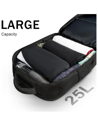 Mochila de Viaje MATEIN para Laptop 15.6" Negra con USB