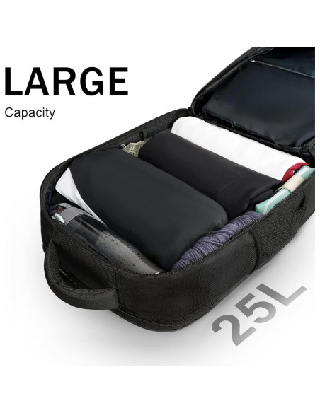 Mochila de Viaje MATEIN para Laptop 15.6" Negra con USB