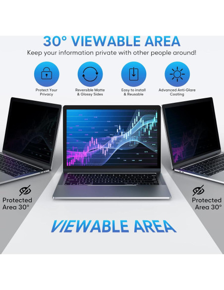 Filtro de Privacidad Yamaya 14" para Laptop 16:9 Removible Filtro de Privacidad Yamaya 14" para Laptop 16:9 Removible