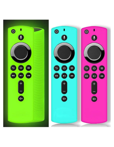 Funda de Control Remoto Fire Stick ONEBOM 3 Pack Brillo
