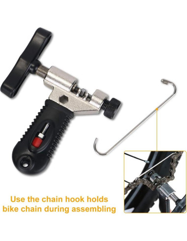 Kit de Herramientas WOTOW para Reparación de Cadenas de Bicicleta