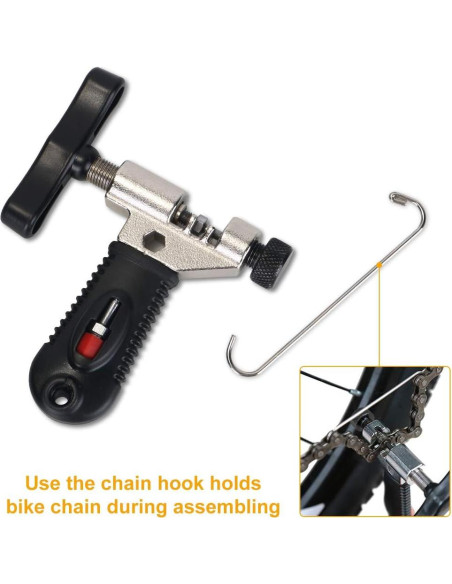 Kit de Herramientas WOTOW para Reparación de Cadenas de Bicicleta