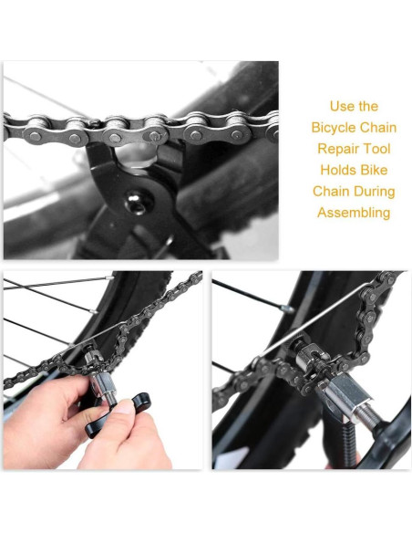 Kit de Herramientas WOTOW para Reparación de Cadenas de Bicicleta