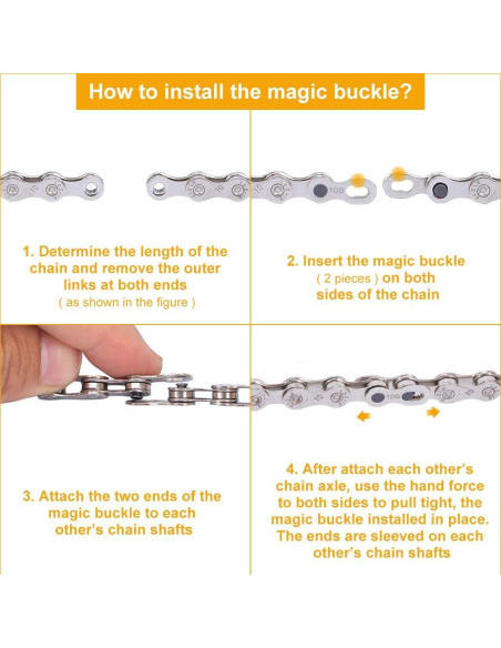 Kit de Herramientas WOTOW para Reparación de Cadenas de Bicicleta