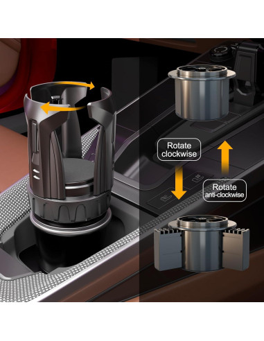 Expansor Soporte Tazas Coche Zeyitian Ajustable 1PACK