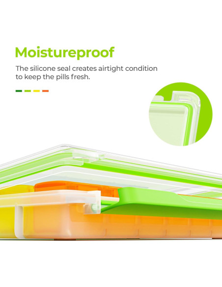 Organizador de Pastillas Mensual AUVON 28 Días a Prueba de Humedad