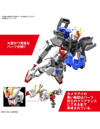 Kit de Modelo Bandai Strike Gundam 1/144 - Fácil Ensamblaje