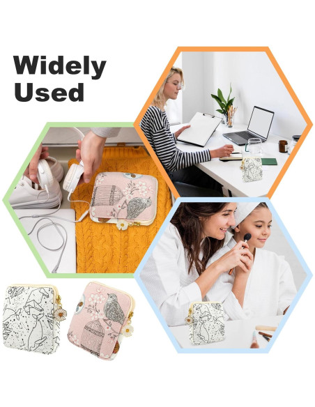 Bolsa de Almacenamiento Menstrual Cobee 2PCS Pájaro 12x12cm