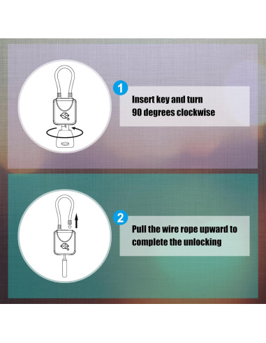 Candados de Equipaje TSA Diyife con Llave - 2 Paquete Negro