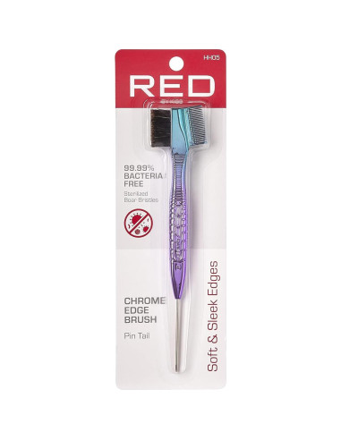 Cepillo de Bordes RED by Kiss 3-en-1 con Cerda de Jabalí