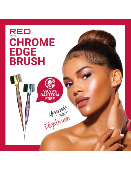 Cepillo de Bordes RED by Kiss 3-en-1 con Cerda de Jabalí