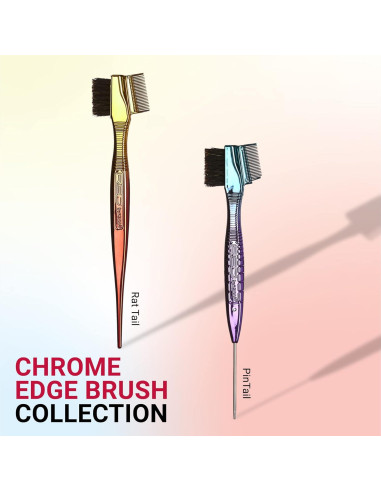 Cepillo de Bordes RED by Kiss 3-en-1 con Cerda de Jabalí