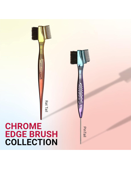 Cepillo de Bordes RED by Kiss 3-en-1 con Cerda de Jabalí