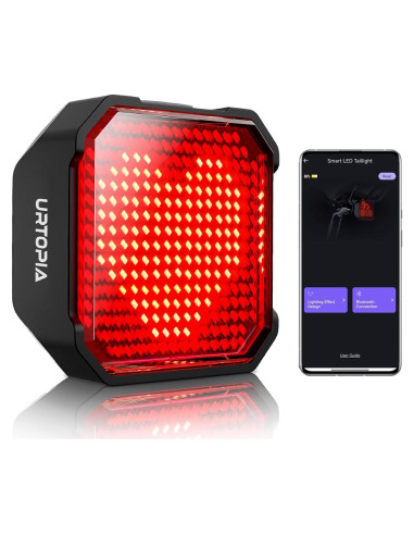 Luz Trasera Inteligente URTOPIA WT28 LED Recargable IP66