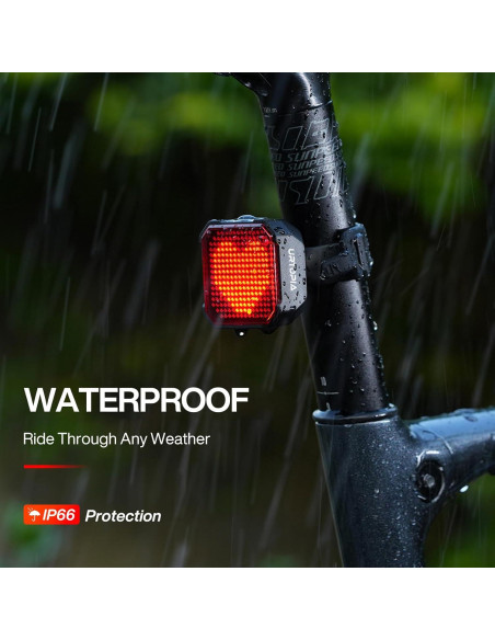 Luz Trasera Inteligente URTOPIA WT28 LED Recargable IP66 Luz Trasera Inteligente URTOPIA WT28 LED Recargable IP66