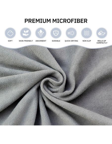 Toalla de Yoga Xoofewal 183x64 cm Microfibra Antideslizante Toalla de Yoga Xoofewal 183x64 cm Microfibra Antideslizante