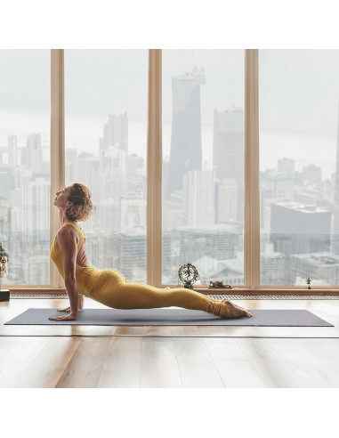 Toalla de Yoga Xoofewal 183x64 cm Microfibra Antideslizante