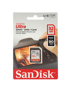 Tarjeta de Memoria SanDisk Ultra 32GB SDHC UHS-I 90MB/s