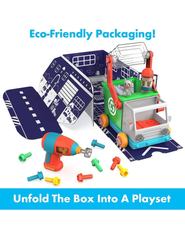 Camión de Reciclaje Bolt Buddies Educational Insights - Juguete STEM